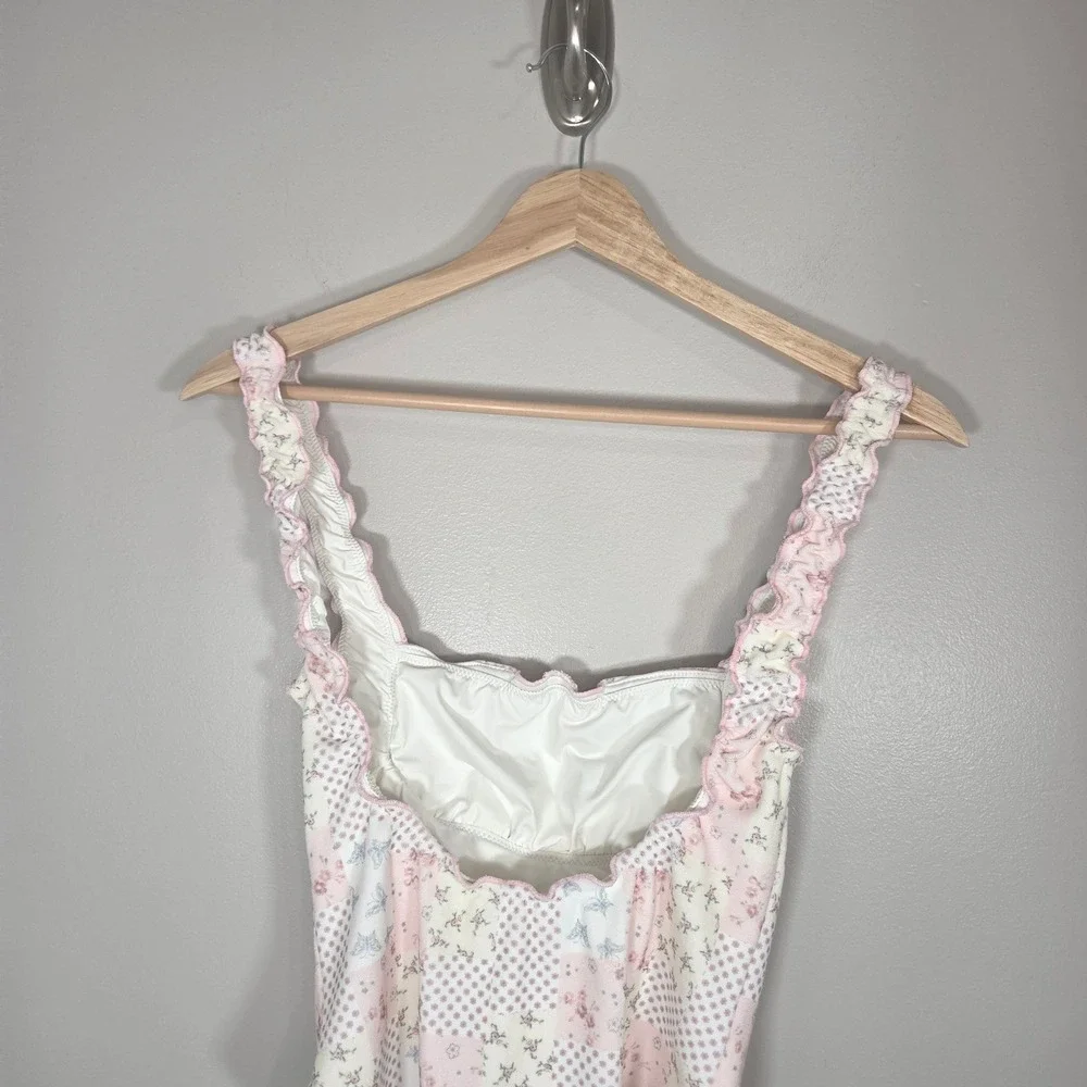 Frankies Bikinis x Sydney Sweeney One Piece Swimsuit Large Coquette Cottagecore